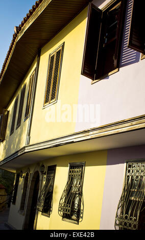 Renovierten traditionellen osmanischen Häuser in der Türkei Stockfoto