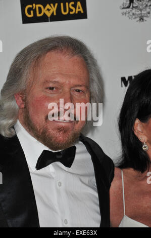 LOS ANGELES, CA - 22. Januar 2011: Barry Gibb auf der 2011 g ' Day USA schwarze Krawatte Gala im Hollywood Palladium. Stockfoto