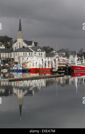 Kiilybegs Hafen Killybegs County Donegal Ireland Stockfoto