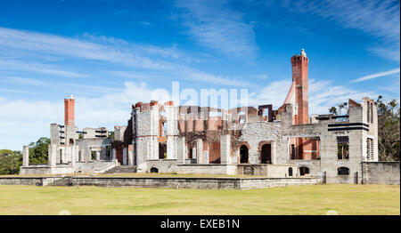 Dungenss Ruinen auf Cumberland Island, Georgia Stockfoto