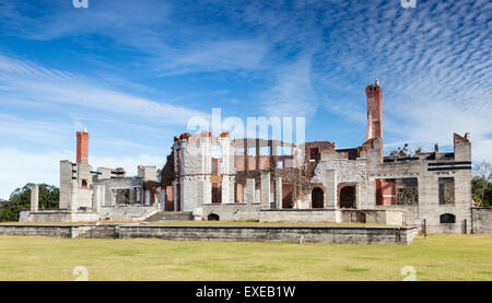 Dungenss Ruinen auf Cumberland Island, Georgia Stockfoto