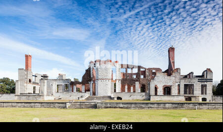 Dungenss Ruinen auf Cumberland Island, Georgia Stockfoto