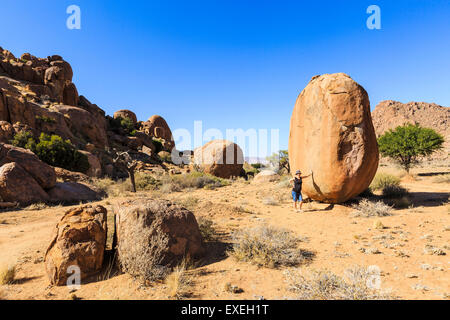 Osterei, Granit Bildung, Farm Tiras, Tiras Bergen, Namibia Stockfoto