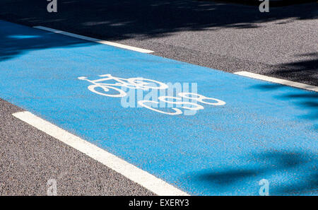 Ein Zyklus Superhighway im Zentrum von London / Stockfoto