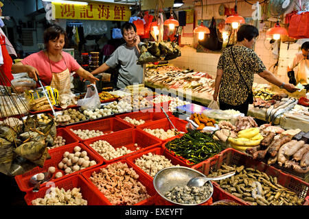 Bowrington Road Strassenmarkt in Causeway Bay Hong Kong Insel China Chinesisch Stockfoto