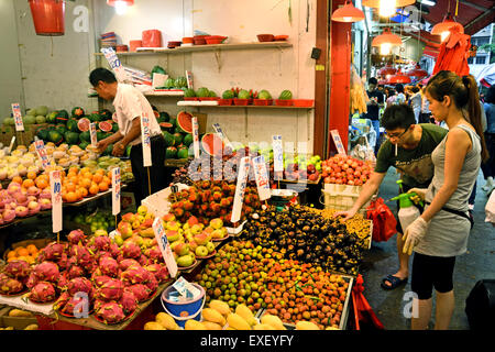 Bowrington Road Strassenmarkt in Causeway Bay Hong Kong Insel China Chinesisch Stockfoto