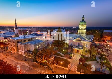 Athens, Georgia, USA Innenstadt Stadtbild. Stockfoto