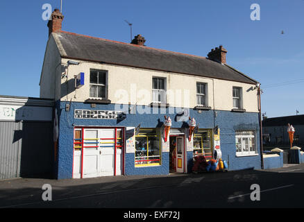 Seaside Shop Ardglass County Down Northern Ireland Stockfoto