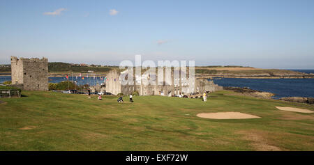 Ardglass Golf Club und Kurs auf Ardglass County Down Northern Ireland Stockfoto