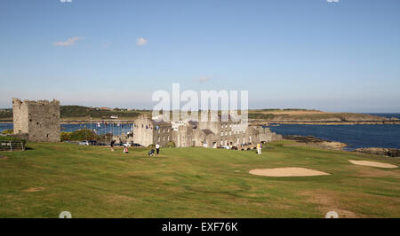 Ardglass Golf Club und Kurs auf Ardglass County Down Northern Ireland Stockfoto