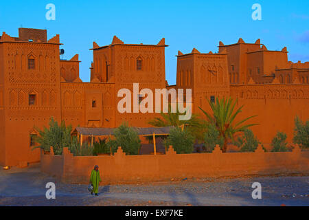 Amerhidil, Amridil, alte Kasbah, Skoura, Ouarzazate Region, Marokko, Afrika Stockfoto