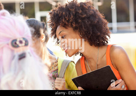 Studenten im freien Stockfoto