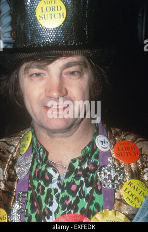 SCREAMING LORD SUTCH (1940-1999)-UK-Pop-Sängerin und Politikerin ca. 1970 Stockfoto