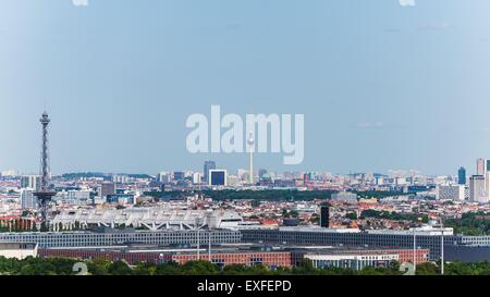 Ausflüge in die Umgebung der Teufelsberg in Berlin Stockfoto