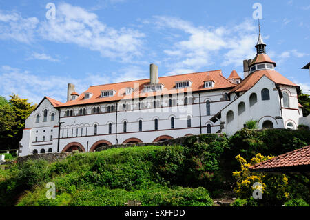 Caldey Kloster Tenby Pembrokeshire Wales Cymru UK GB Stockfoto