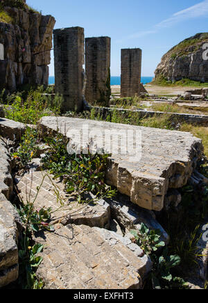 Seacombe Steinbruch in der Nähe von St Aldhelm Kopf und Swanage auf der Ost Küste von Dorset UK Stockfoto