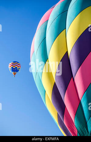 Heißluftballons, White Sands Balloon Festival, White Sands National Park, Alamogordo, New Mexiko USA Stockfoto