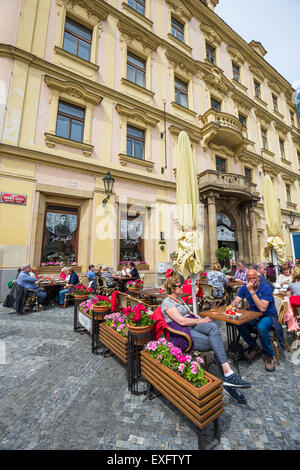 Namesti Franzy Kafky, Franz Kafka Quadrat, Josefov, Jüdisches Viertel, Altstadt, Prag, Tschechische Republik, Europa Stockfoto