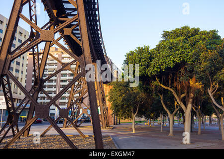 Alte Struktur Bergbau "The English Cable" Kabel Ingles auf Almeria Spanien Stockfoto