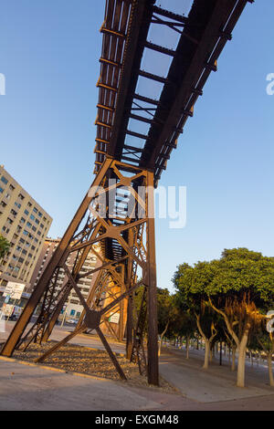 Alte Struktur Bergbau "The English Cable" Kabel Ingles auf Almeria Spanien Stockfoto