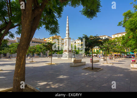 Reisen Sie, Plaza De La Merced in Málaga, Spanien Stockfoto