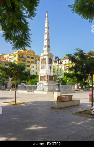 Reisen Sie, Plaza De La Merced in Málaga, Spanien Stockfoto