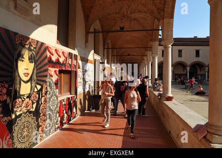 Kunst Nacht Venezia, Accademia di Belle Arti di Venezia Stockfoto