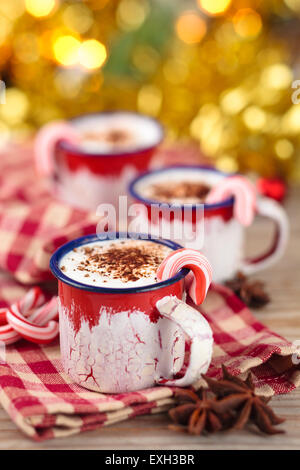 Heiße Schokolade. Stockfoto