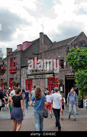 Anchor Pub - Bankside in London UK Stockfoto