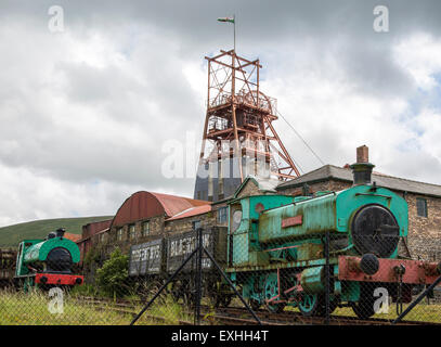 Großen Pit National Coal Museum, Blaenavon, Torfaen, Monmouthshire, Süd-Wales, UK Stockfoto