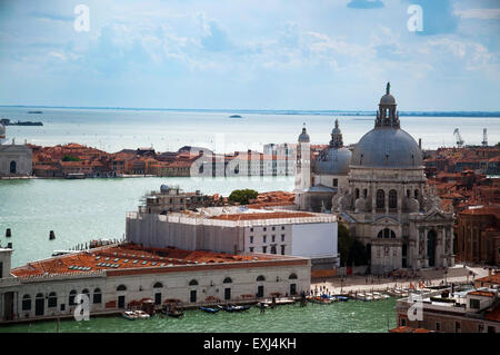 Stadt Venedig Italien Basilika der Heiligen Maria von Gesundheit Wahrzeichen Architektur Stockfoto