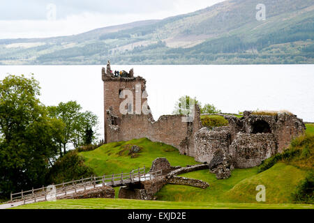 Urquhart Castle - Loch Ness - Schottland Stockfoto