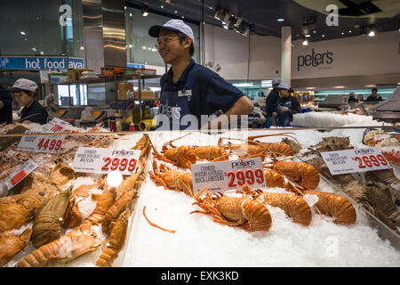 Sydney Fish Market, Stände, Sydney, Australien Stockfoto