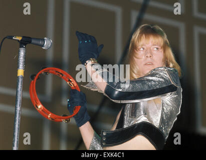 Die Süße de Glam Rock Gruppe mit Brian Connolly im November 1973 Stockfoto