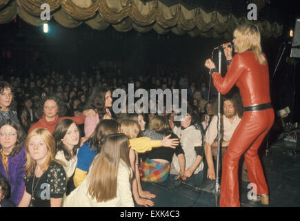 SÜßE UK Glam Rock-Gruppe mit Brian Connolly über 1974 Stockfoto