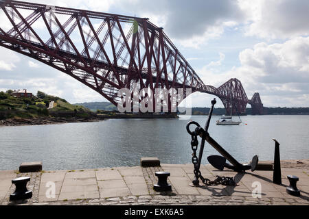 Die Forth Bridge, North Queensferry, Fife Stockfoto