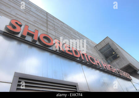 Shoreditch Bahnhof u-Bahn London transport Stockfoto
