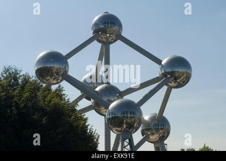 Atomium weltberühmten Denkmal eines Atomkerns Eisen Brüssel Belgien Europa Stockfoto