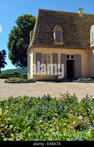 Überhängenden Gärten von Marqueyssac, Vezac, Dordogne, Perigord, Aquitanien, Frankreich Europa Stockfoto