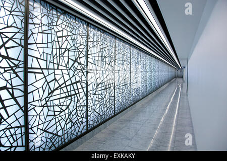Ein moderner abstrakter Stil-Korridor Stockfoto