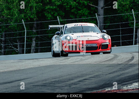 Bowmanville, CAN., 12. Juli 2015 - beim Mobil 1 SportsCar Grand Prix im Canadian Tire Motorsport Park - Mosport in Bowmanville, Kanada am 12. Juli 2015. Stockfoto