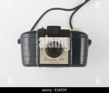 Alte Kodak Brownie 127 Kamera. Stockfoto