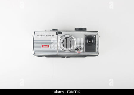 Foto eines Jahrgangs Kodak Kamera blockieren. Stockfoto