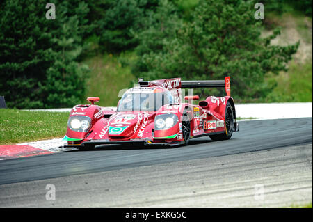Bowmanville, CAN., 12. Juli 2015 - beim Mobil 1 SportsCar Grand Prix im Canadian Tire Motorsport Park - Mosport in Bowmanville, Kanada am 12. Juli 2015. Stockfoto