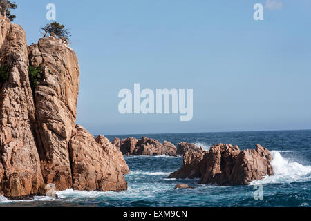 La Conca, Sant Feliu de Guixols. Stockfoto