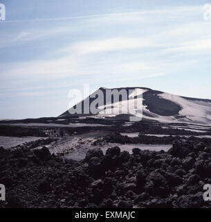 Der Vulkan Ätna in Sizilien, Italien 1970er Jahre. Den Ätna in Sizilien, Italien der 1970er Jahre. Stockfoto