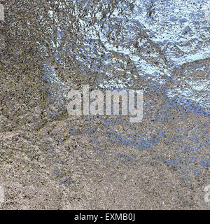 Zusammenfassung Hintergrunddesign mit zerknitterten Metallfolie Stockfoto