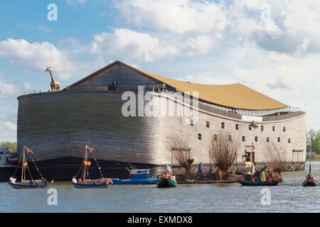 Arche Noah Boot Schiff Touristenattraktion Dordrecht Niederlande