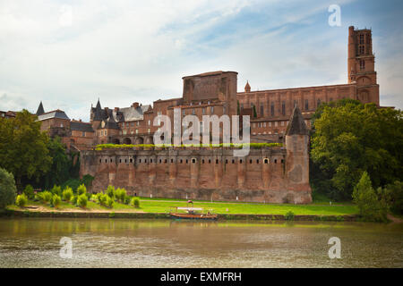 St. Cecile Kirche in der Stadt Albi, Frankreich. Horizontalen Schuss Stockfoto