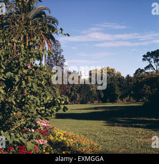 Ein Ausflug in Den Botanischen Garten von Singapur, Singapur 1980er Jahre. Eine Reise zum Singapore Botanic Gardens, Singapur der 1980er Jahre. Stockfoto